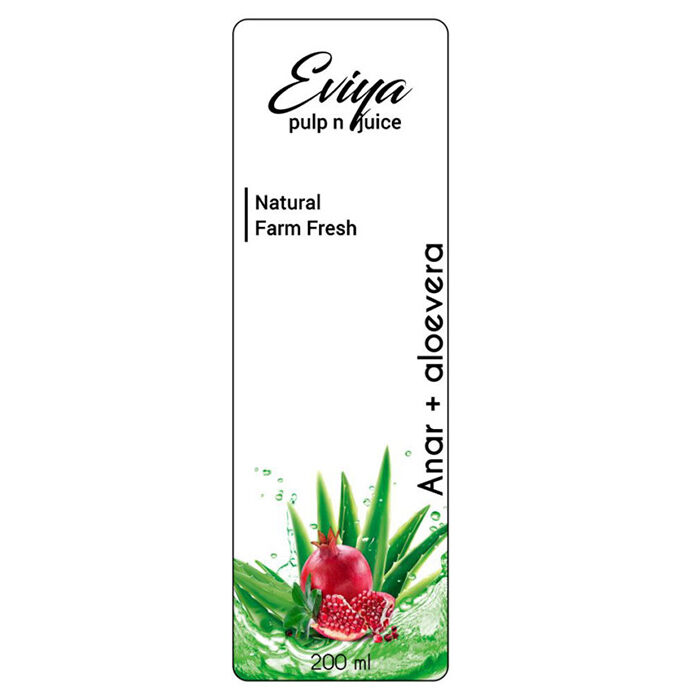 Eviya Fruit Pulp and Aloe Vera Juice Drink 8 Flavors